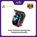 Load image into Gallery viewer, Antec Premium Gaming Case TORQUE BLACK/RED - Aluminum Panels - Dual Side 4mm Tempered Glass - Type C 3.1 Ready