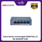 Load image into Gallery viewer, Value Series: Unmanaged 100M PoE, L2 DS-3E0310P-E/M