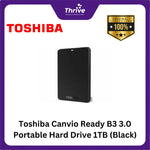 Load image into Gallery viewer, Toshiba Canvio Ready B3 3.0 Portable Hard Drive 1TB (Black)