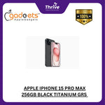 Load image into Gallery viewer, APPLE IPHONE 15 PRO MAX 256GB BLACK TITANIUM GRS RSMI INDONESIA GDN