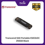 Load image into Gallery viewer, Transcend SSD Portable ESD310C 256GB Black