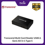 Load image into Gallery viewer, Transcend Multi Card Reader USB3.1 Gen1 All-in-1 Type C