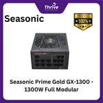 Load image into Gallery viewer, Seasonic Prime Gold GX-1300 - 1300W Full Modular - 80+ Gold Certified - 12 Years Warranty Replacement