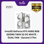 Load image into Gallery viewer, Inno3D GeForce RTX 4060 8GB GDDR6 TWIN X2 OC WHITE - DUAL FAN - Garansi 3 Thn