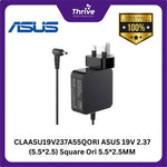 Load image into Gallery viewer, CLAASU19V237A55QORI ASUS 19V 2.37 (5.5*2.5) Square Ori 5.5*2.5MM