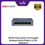 Load image into Gallery viewer, SOHO Value Series: Unmanaged Desktop Switch Plastic, L2 DS-3E0108-O