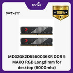 Load image into Gallery viewer, MD32GK2D5560036XR DDR 5 MAKO RGB Longdimm for desktop (6000mhz)