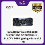 Load image into Gallery viewer, Inno3D GeForce RTX 4080 SUPER 16GB GDDR6X ICHILL BLACK - RGB Lighting - Garansi 3 Thn