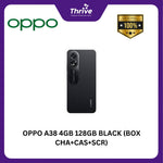 Load image into Gallery viewer, OPPO A38 4GB 128GB BLACK (BOX CHA+CAS+SCR)