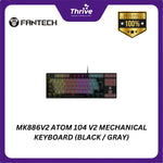Load image into Gallery viewer, MK886V2 ATOM 104 V2 MECHANICAL KEYBOARD (BLACK / GRAY)