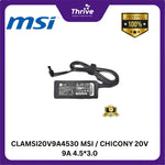 Load image into Gallery viewer, CLAMSI20V9A4530 MSI / CHICONY 20V 9A 4.5*3.0