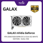 Load image into Gallery viewer, GALAX nVidia Geforce RTX 2060 6GB DDR6 EX (1-Click OC) WHITE EDITION - DUAL FAN
