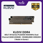 Load image into Gallery viewer, KLEVV DDR4 BOLT XR Series PC32000 4000MHz Dual Channel 16GB (2X8GB) - KD48GU880-40B190C ( Made In Korea )