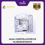 Load image into Gallery viewer, Antec CONSTELLATION C8 ALUMINUM WHITE - Full-Tower E-ATX Gaming Case - Dual Chamber Design - 4mm Tempered Glass with Exotic ALUMINUM - Right Side Full Mesh Panel - Type C Ready