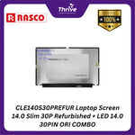 Load image into Gallery viewer, CLE140S30PREFUR Laptop Screen 14.0 Slim 30P Refurbished + LED 14.0 30PIN ORI COMBO
