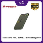 Load image into Gallery viewer, Transcend HDD 25M3 2TB military green