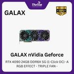 Load image into Gallery viewer, GALAX nVidia Geforce RTX 4090 24GB DDR6X SG (1-Click OC) -A RGB EFFECT - TRIPLE FAN -