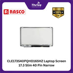 Load image into Gallery viewer, CLE173S40PQHD165HZ Laptop Screen 17.3 Slim 40 Pin Narrow Qhd 165Hz NE173QHM-NY1