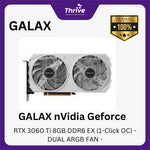 Load image into Gallery viewer, GALAX nVidia Geforce RTX 3060 Ti 8GB DDR6 EX (1-Click OC) - DUAL ARGB FAN -