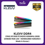 Load image into Gallery viewer, KLEVV DDR4 CRAS XR RGB PC34000 4266MHz 16GB (2X8GB) RGB LED - KD48GU880-42B190Z ( Made In Korea )