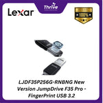 Load image into Gallery viewer, LJDF35P256G-RNBNG New Version JumpDrive F35 Pro - FingerPrint USB 3.2
