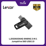 Load image into Gallery viewer, LJDS060064G-BNBNG 3 IN 1 Jumpdrive S60 USB 2.0