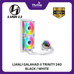 Load image into Gallery viewer, LIANLI GALAHAD II TRINITY 240 BLACK / WHITE