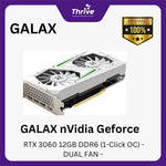 Load image into Gallery viewer, GALAX nVidia Geforce RTX 3060 12GB DDR6 (1-Click OC) - DUAL FAN -