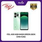 Load image into Gallery viewer, ITEL A50 4GB 64GB GREEN (BOX CHA+CAS)