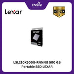 Load image into Gallery viewer, LSL210X500G-RNNNG 500 GB Portable SSD LEXAR