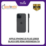 Load image into Gallery viewer, APPLE IPHONE 15 PLUS 128GB BLACK GRS RSMI INDONESIA TAM