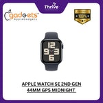 Load image into Gallery viewer, APPLE WATCH SE 2ND GEN 44MM GPS MIDNIGHT ALUMINIUM CASE WITH MIDNIGHT SPORT BAND S/M