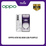 Load image into Gallery viewer, OPPO A78 5G 8GB 128 PURPLE