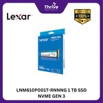 Load image into Gallery viewer, LNM610P001T-RNNNG 1 TB SSD NVME GEN 3