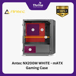 Load image into Gallery viewer, Antec NX200M WHITE - mATX Gaming Case - Left Side Glass Door - FREE 1 PCS 12CM FAN