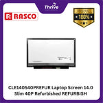 Load image into Gallery viewer, CLE140S40PREFUR Laptop Screen 14.0 Slim 40P Refurbished REFURBISH
