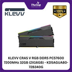 Load image into Gallery viewer, KLEVV CRAS V RGB DDR5 PC57600 7200MHz 32GB (2X16GB) - KD5AGUA80-72B340G
