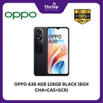 Load image into Gallery viewer, OPPO A38 4GB 128GB BLACK (BOX CHA+CAS+SCR)