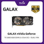 Load image into Gallery viewer, GALAX nVidia Geforce GTX 1660 6GB DDR5 (1-Click OC) - DUAL FAN