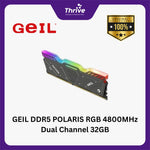 Load image into Gallery viewer, GEIL DDR5 POLARIS RGB 4800MHz Dual Channel 32GB (2x16GB) GOSG532GB4800C40DC