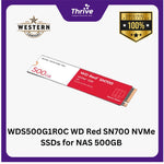Load image into Gallery viewer, WDS500G1R0C WD Red SN700 NVMe SSDs for NAS 500GB