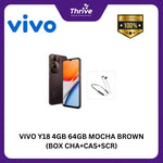 Load image into Gallery viewer, VIVO Y18 4GB 64GB MOCHA BROWN (BOX CHA+CAS+SCR)