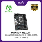Load image into Gallery viewer, MAXSUN H610M 666 WIFI6 D5 (LGA1700, H610, DDR5, USB3.2, SATA3)