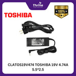 Load image into Gallery viewer, CLATOS19V474 TOSHIBA 19V 4.74A 5.5*2.5