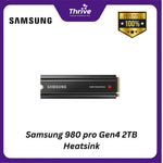 Load image into Gallery viewer, Samsung 980 pro Gen4 2TB Heatsink