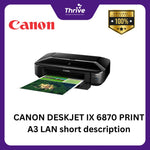 Load image into Gallery viewer, CANON DESKJET IX 6870 PRINT A3 LAN