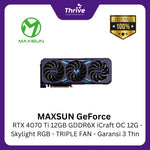 Load image into Gallery viewer, MAXSUN GeForce RTX 4070 Ti 12GB GDDR6X iCraft OC 12G - Skylight RGB - TRIPLE FAN - Garansi 3 Thn