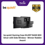 Load image into Gallery viewer, be quiet! Gaming Case SILENT BASE 800 Silver with Side Window - Winner Reddot Award