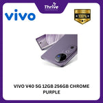 Load image into Gallery viewer, VIVO V40 5G 12GB 256GB CHROME PURPLE