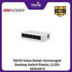 Load image into Gallery viewer, SOHO Value Series: Unmanaged Desktop Switch Plastic, L2 DS-3E0108-O